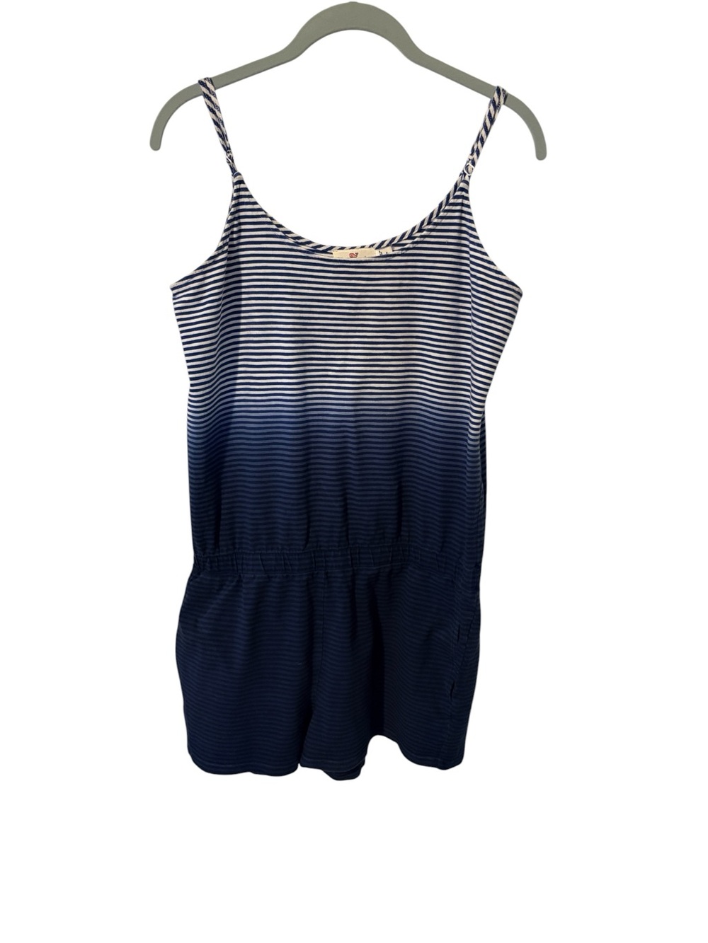 Vineyard Vines Blue and White Striped Romper